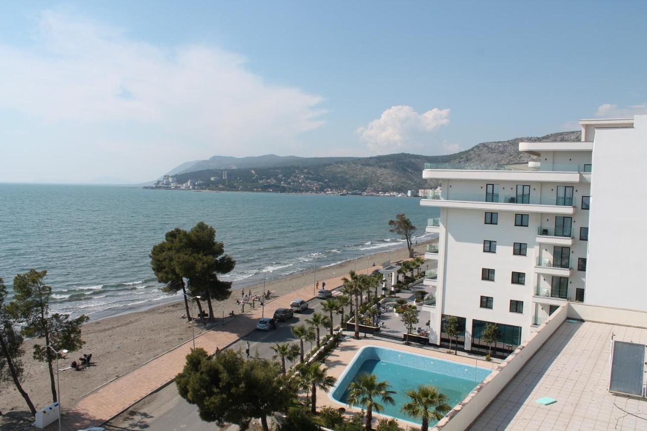 Blue Apartments & Hotel Shëngjin Dış mekan fotoğraf